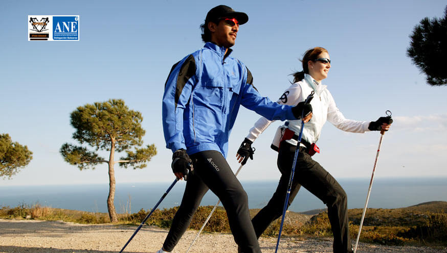 deportes nordic pole walking hotel bahia de alcudia