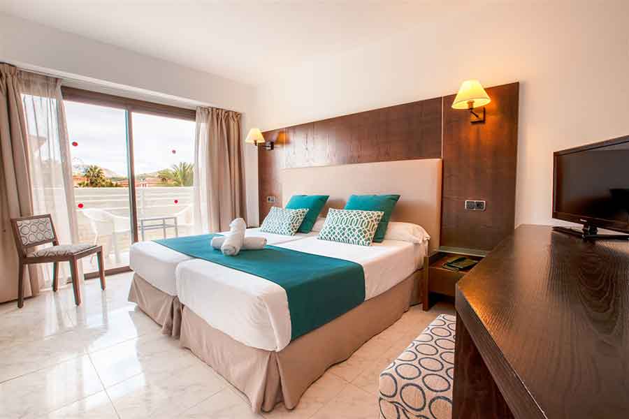 chambre double individuel hotel bahia de alcudia